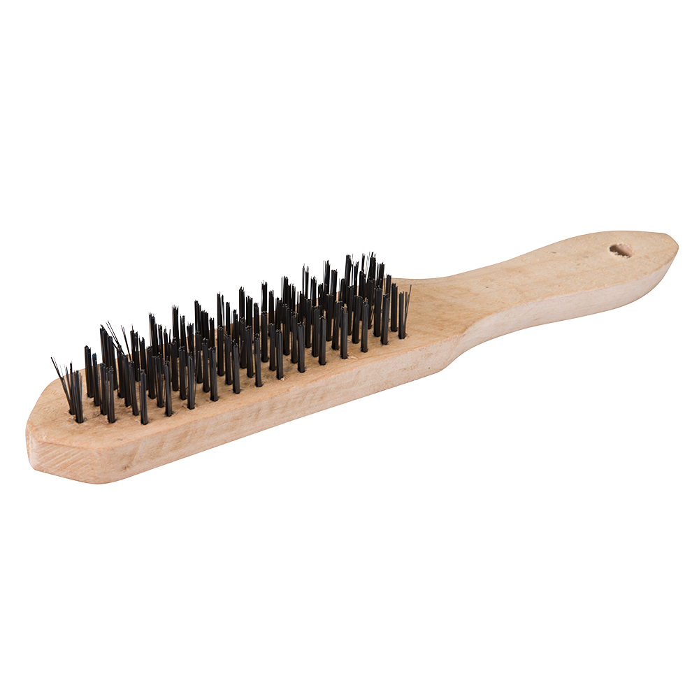 Brosse métallique usage intensif - 6 rangs