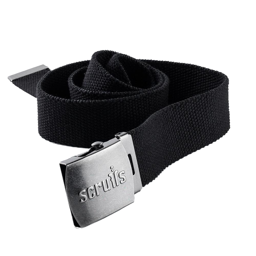 Ceinture ajustable noire avec clip - Taille S / M