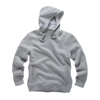 Sweatshirt à capuche gris chiné Worker - Taille M