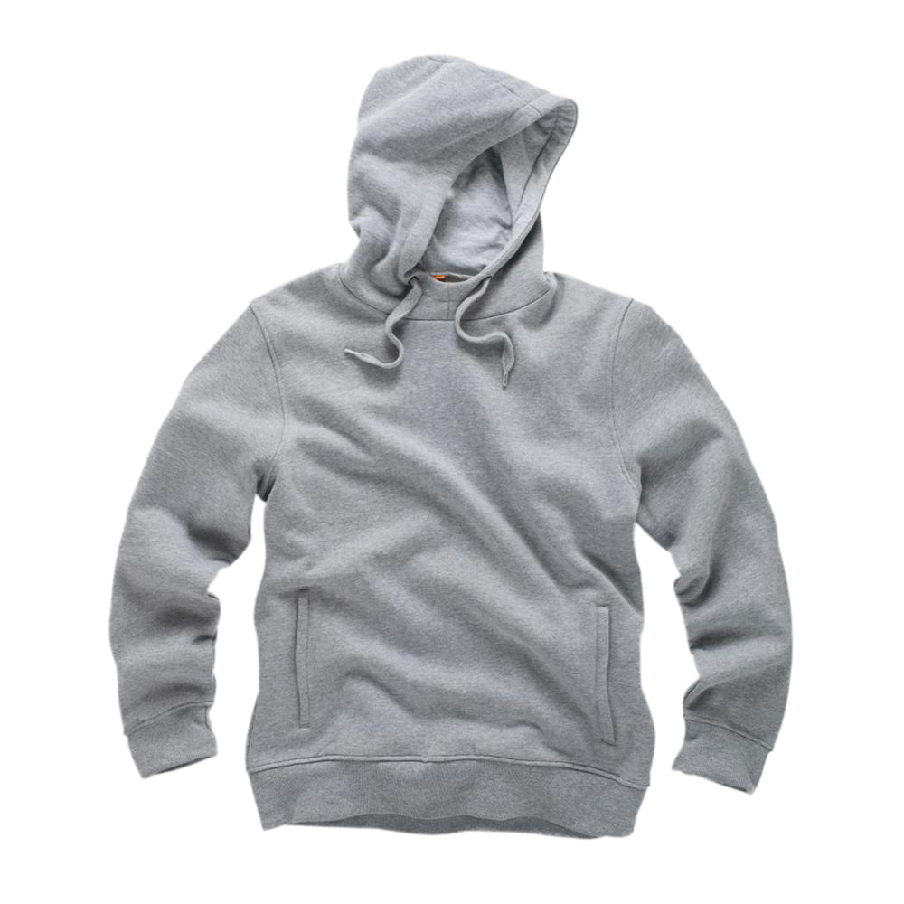 Sweatshirt à capuche gris chiné Worker - Taille XL
