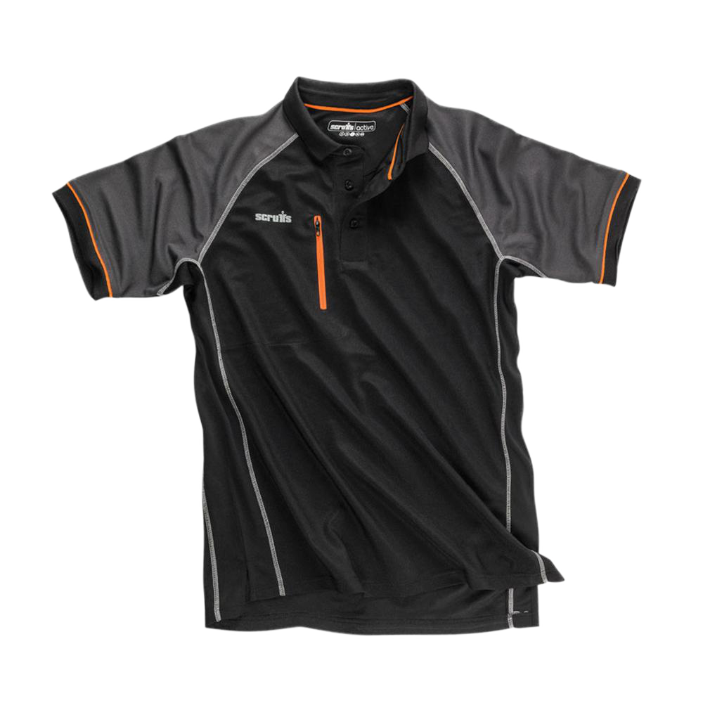 Polo graphite Trade Active - Taille S