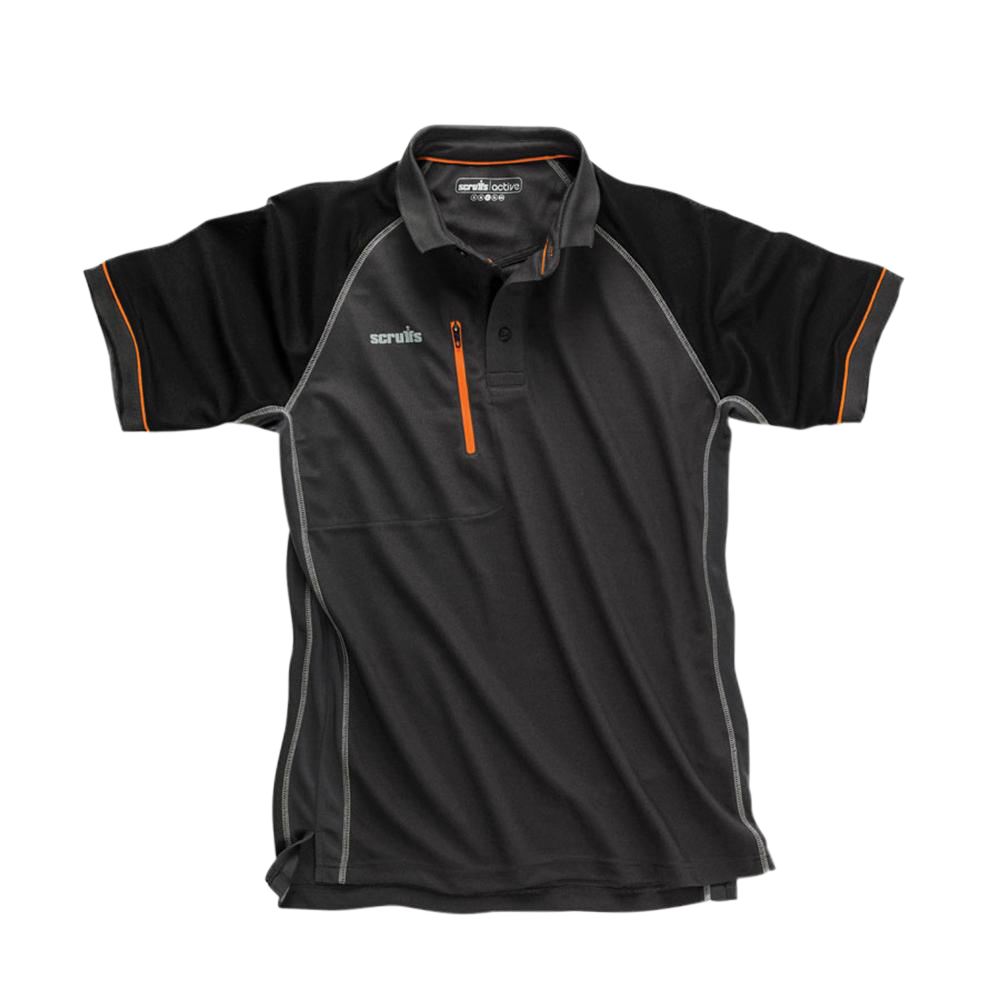 Polo graphite Trade Active - Taille S