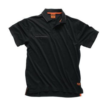 Polo noir Worker - Taille M