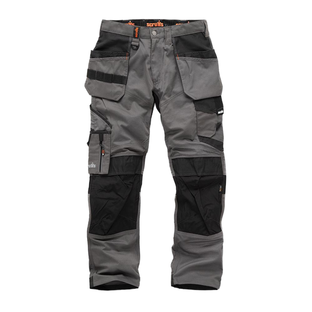 Pantalon de travail graphite Trade avec poches-étuis - Taille 40 L