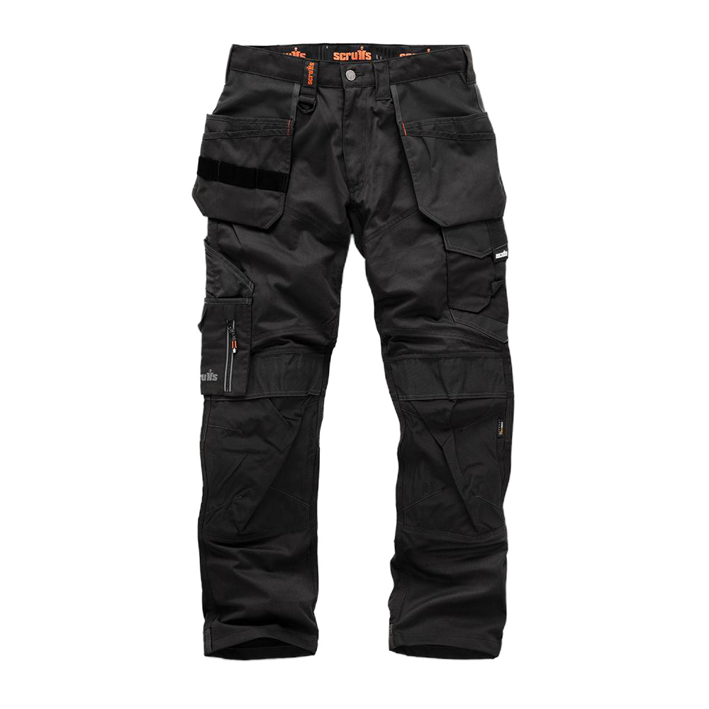 Pantalon de travail noir Trade avec poches-étuis - Taille 50 L