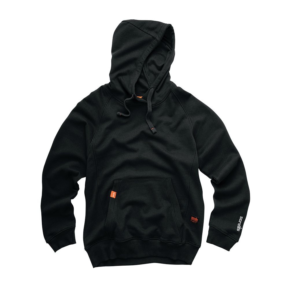 Sweatshirt à capuche noir Eco Worker - Taille S