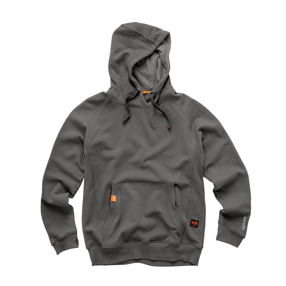 Sweatshirt à capuche graphite Eco Worker - Taille M
